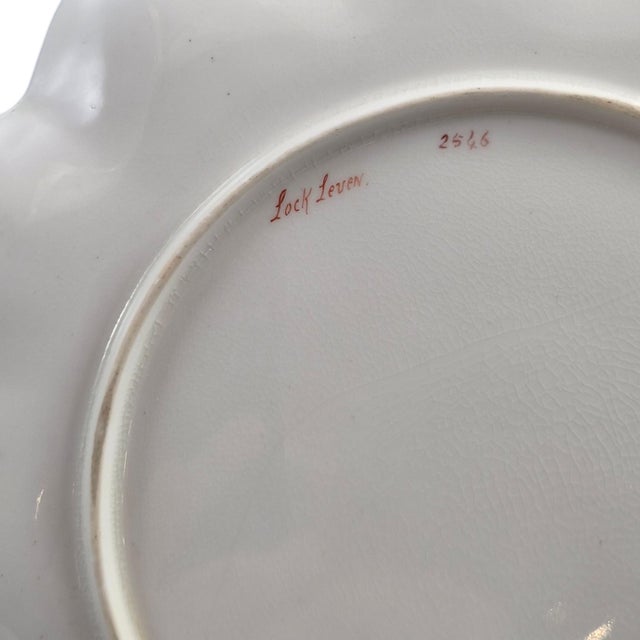 Porcelain View Service Plates by J. J. Birbeck for Aynsley, 1888, Set of 4 For Sale - Image 4 of 18