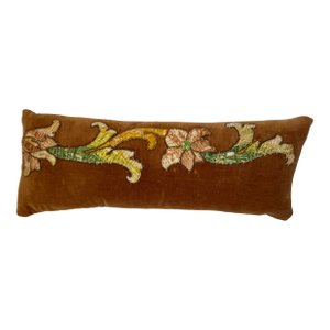 17th Century Florentine Velvet and Silk Pillow