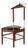Vintage Italian Valet Stand Chair by Fratelli Reguitti, 1960s For Sale