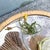 Metal Hollywood Regency White Glass Scalloped Table Laps With Gold Accents - A Pair For Sale - Image 7 of 7