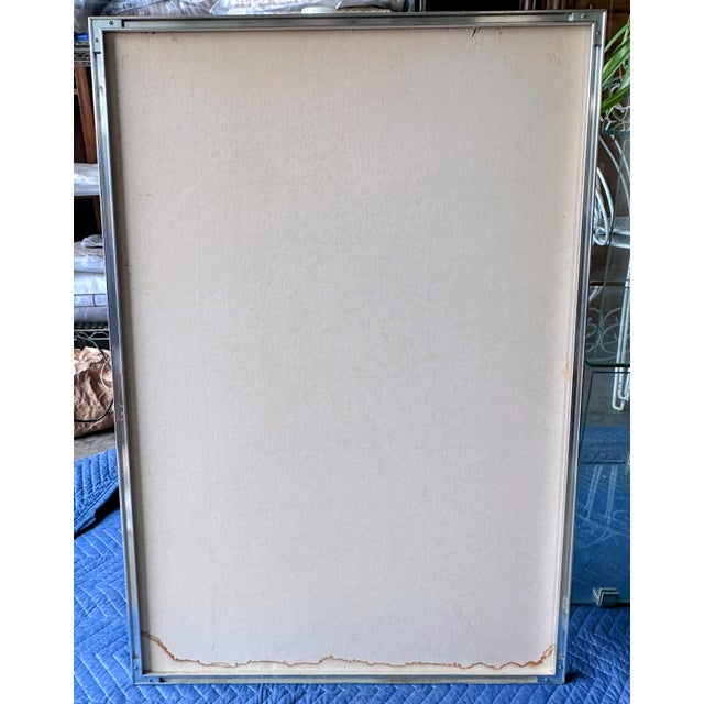 1980s Original Fritz Scholder “Sunset Indian” Gallery Show Poster For Sale - Image 12 of 12