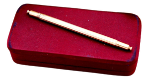 Gold Mechanical Pencil and Pen with Reliefs