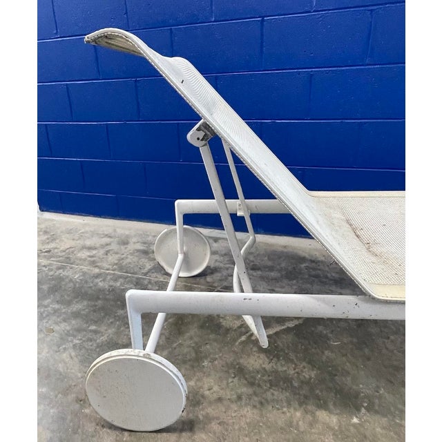 Late 20th Century Vintage Richard Schultz Adjustable Chaise Lounge, Attributed For Sale - Image 5 of 8