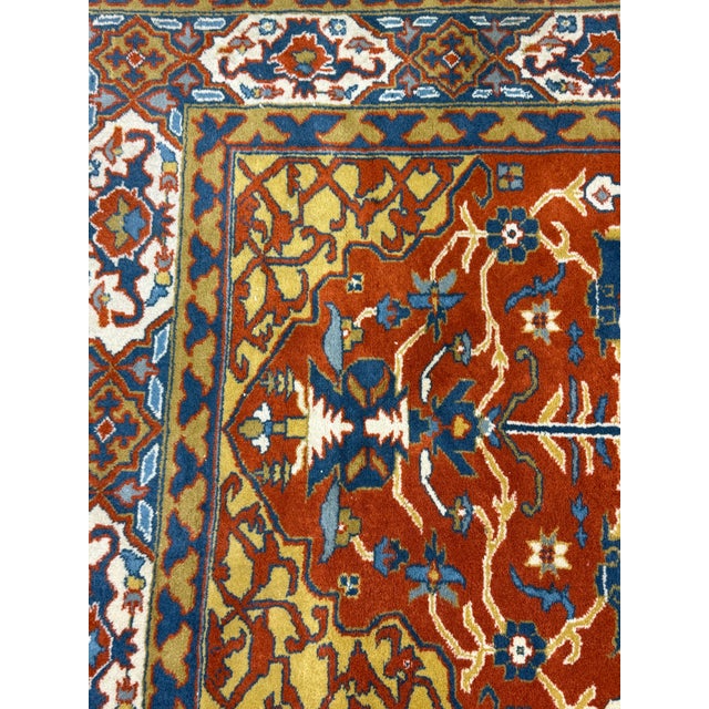 4ft 1in × 5ft 10in Genuine Agrippa Handwoven Area Rug For Sale - Image 4 of 12