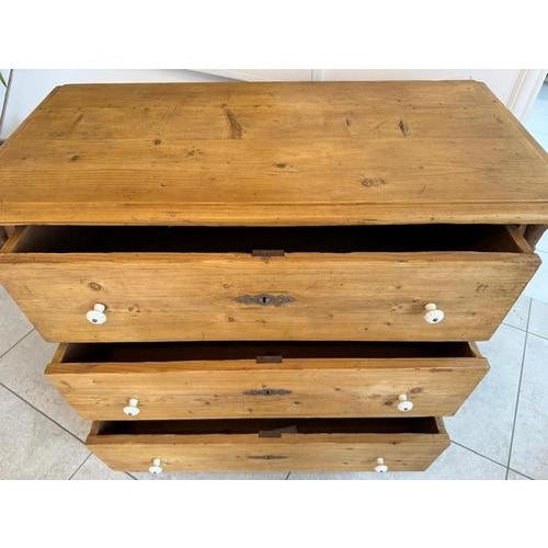 Antique Biedermeier Chest of 3 Drawers For Sale - Image 11 of 18