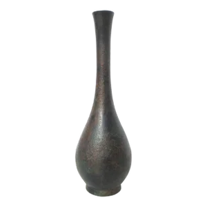 1970s Japanese Bronze Vase