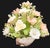 A delightful vintage capiz shell floral arrangement in the Filipino folk art tradition — hand-crafted flowers, leaves, and...