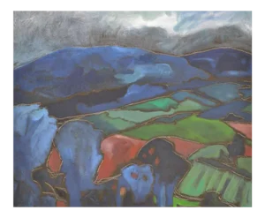 Peter Rossiter Red Earth: Contemporary Abstract Expressionist Landscape by Peter Rossiter