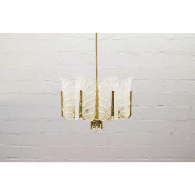 Mid-Century Modern 8-Light Chandelier in the Style of Carl Fagerlund for Orrefors, 1960s For Sale - Image 3 of 14