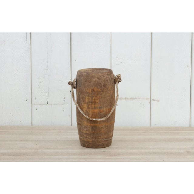 Indian Vintage Indian Slim Milk Pot-Vayu For Sale - Image 3 of 9