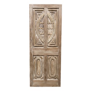 Antique Hand-Carved Entry Double Doors for Interior or Exterior Use 80x30 For Sale