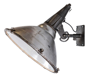 Large Scale Industrial Wall Lamp, 1960s