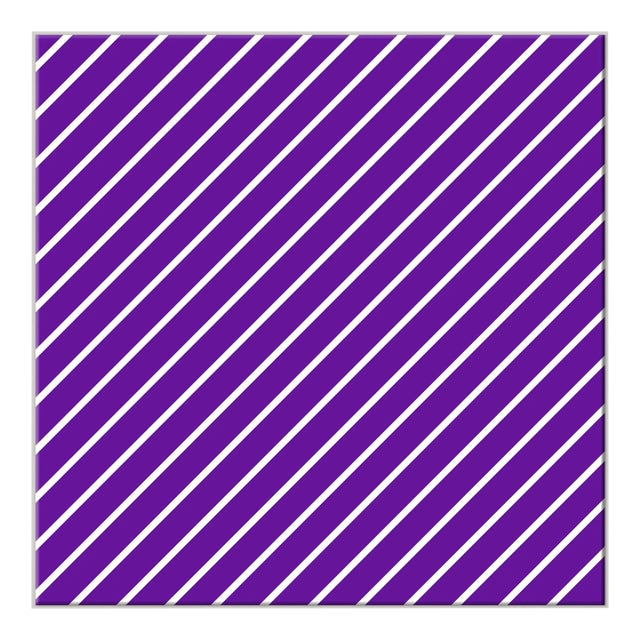 Homage to Stella in Purple, Framed Art Print by David Phoenix For Sale