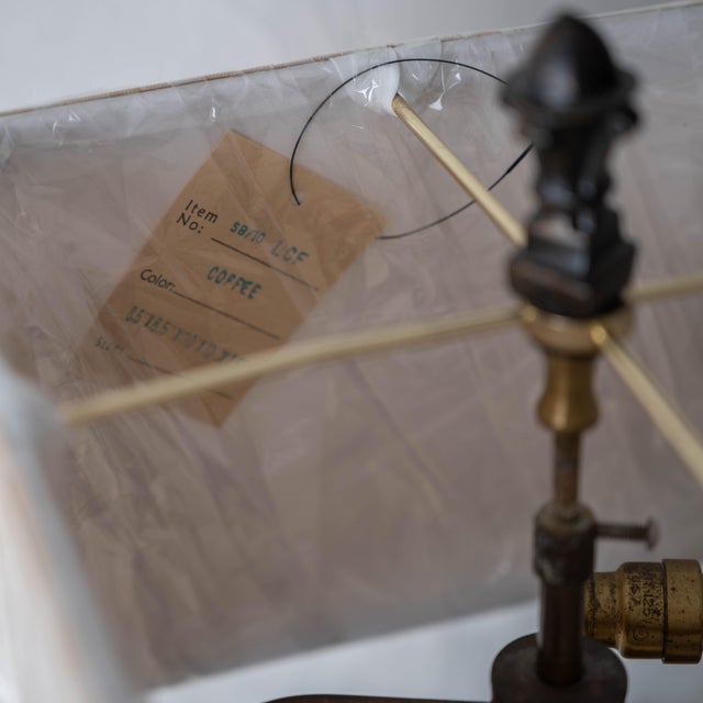 1880s Victorian Porcelain Owl Lamp For Sale - Image 11 of 14