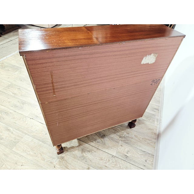 Walnut Cylinder-Roll-Top Secretary Desk, 1970s For Sale - Image 18 of 18