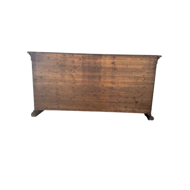Vintage Mahogany Sideboard With Geometric Inlay For Sale In Phoenix - Image 6 of 17