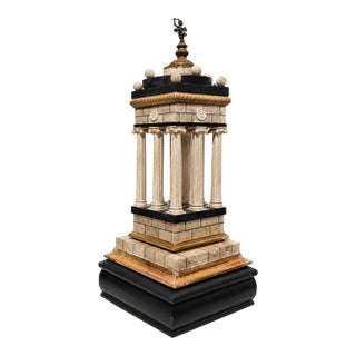 Large Neoclassical Italian Grand Tour Architectural Model of a Temple Dedicated to Cupid (Eros) For Sale
