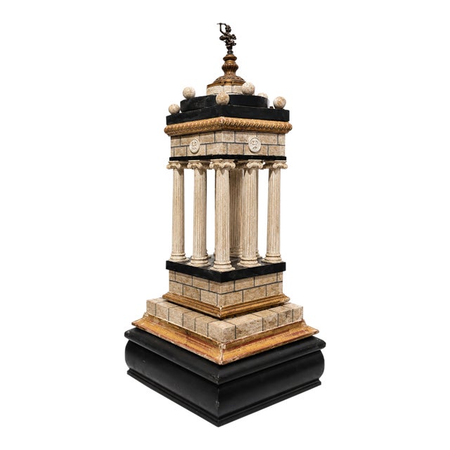 Large Neoclassical Italian Grand Tour Architectural Model of a Temple Dedicated to Cupid (Eros) For Sale