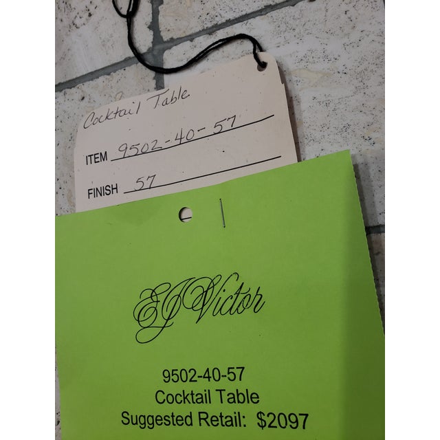 Ej Victor Tray Table - Hardwood Solids With Mother of Pearl Inlay and Gold Accents W/Original Documentation For Sale - Image 18 of 18