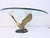 Hollywood Regency Swan Metal Coffee Table, 1960s For Sale - Image 11 of 11