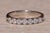 The Duval Place: Platinum and Natural Diamond Stackable Band For Sale - Image 4 of 11