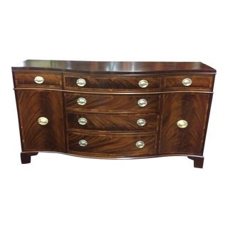 Vintage Buffet, Duncan Phyfe Style Buffet, Mahogany Server Sideboard For Sale