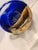 Large Signed Juston Daniels Studio Art Glass Cased "Zanfirico & Opaline" Vessel For Sale - Image 9 of 9