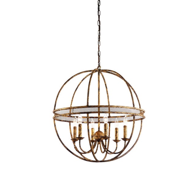 Chelsea House Tuscan Chandelier For Sale In Raleigh - Image 6 of 6
