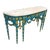 1980s French Style Blue Console Marble Topped For Sale