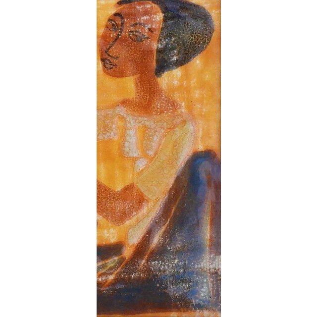 1950s Mid-Century Ceramic Wall Art, 1950s For Sale - Image 5 of 7