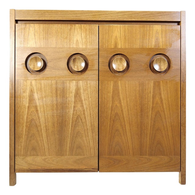 Vintage Brutalist Bar Cabinet, 1970s For Sale