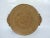 Shabby Chic Large Vintage Hapao Rattan Circular Storage or Display Basket / Tray With Hand Carved Wood Handles For Sale - Image 3 of 5
