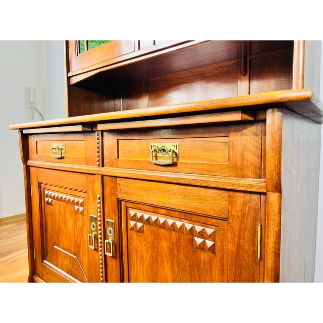 German Art Nouveau Cupboard from Nic. Eckel Furniture Factory, 1890s For Sale - Image 12 of 18