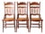 Antique Eastlake Revival Cane Seat Dining Chairs Set of 3 For Sale
