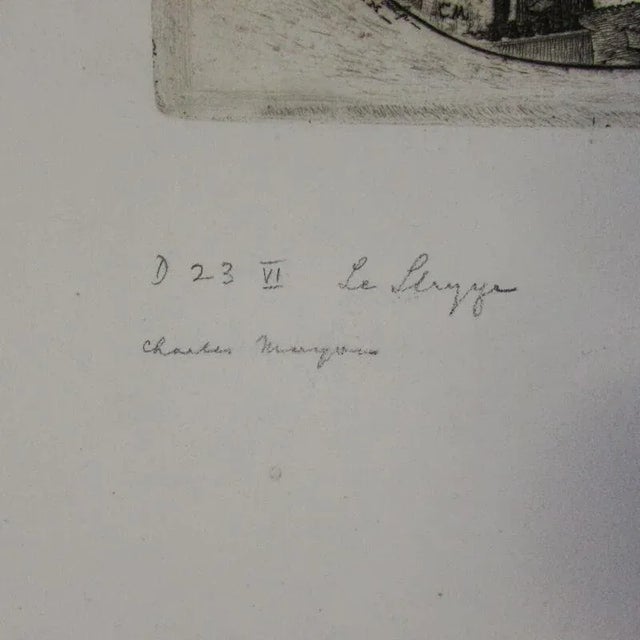 Charles Meryon Le Stryge the Vampire Etching 1853 Paris Notre Dame Cathedral For Sale - Image 10 of 12