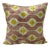 Velvet Silk Cushion Cover with Traditional Design, 2000s For Sale