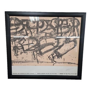Signed Lester Johnson Exhibition Poster, 1969, Martha Jackson Gallery For Sale