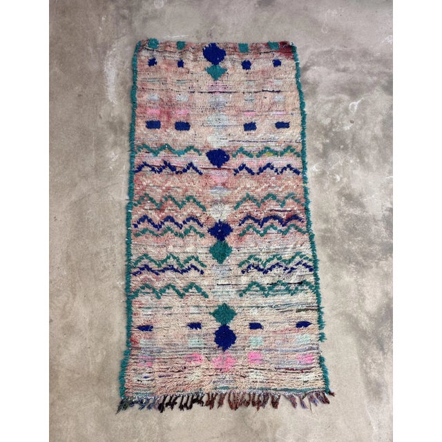 1980s Handknotted Moroccan Rug - 3'9" X 7'10" Ft For Sale - Image 10 of 10