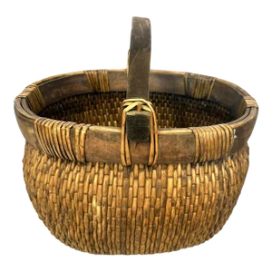 Vintage Chinese Willow Basket