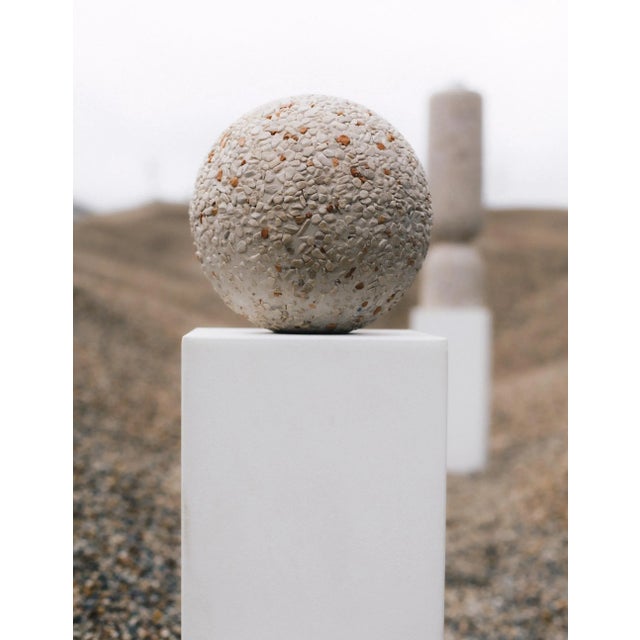Ball Floor Sculpture by Vaust Open Edition Dimensions: 25 cm Materials: solid exposed aggregate concrete Also Available:...