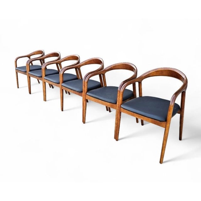 1990s Scandinavian Dining Chairs-Set of Six For Sale - Image 11 of 17