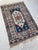 Vintage Turkish Navy, Blush, Apricot, Soft Salmon, Beige with Braided Fringe Rug 3.5 x 5.8 For Sale - Image 10 of 10
