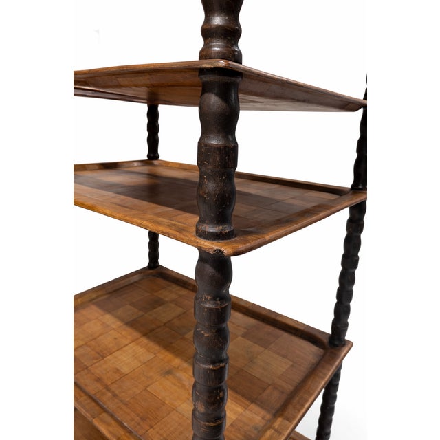 Wood Mid-Century Style Wooden Service Cart, 1970s For Sale - Image 7 of 11