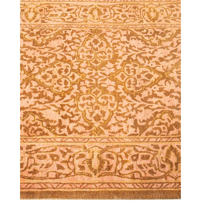 Solo Rugs Mogul, One-of-a-Kind Hand-Knotted Runner Rug - Yellow, 2' 8" x 14' 5" For Sale - Image 4 of 8