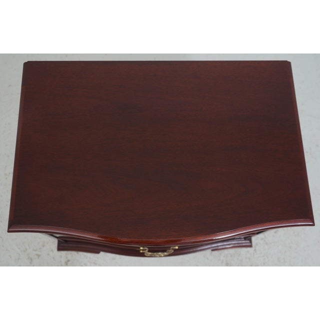 Pair Baker 3 Drawer Mahogany Nightstands For Sale - Image 15 of 18