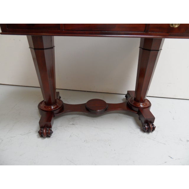 Antique Georgian Mahogany Writing Table For Sale - Image 9 of 14