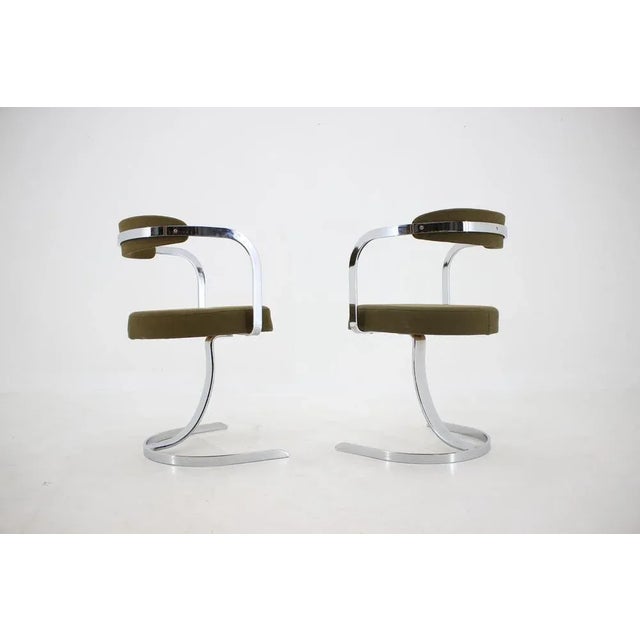 1960s Set of Mid-Century French Space Age Dining Chairs, 1960s For Sale - Image 5 of 8