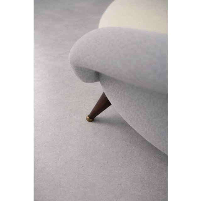 The stylish Tellus two-seater sofa was designed by Folke Jansson and manufactured for SM Wincrantz Möbelindustri AB Skövde...