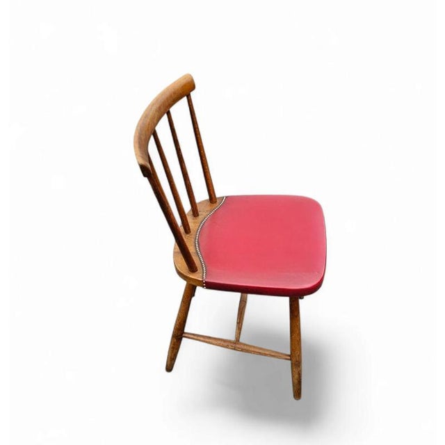 Mid-Century Spindle Chairs, 1960s, Set of 4 For Sale - Image 11 of 14