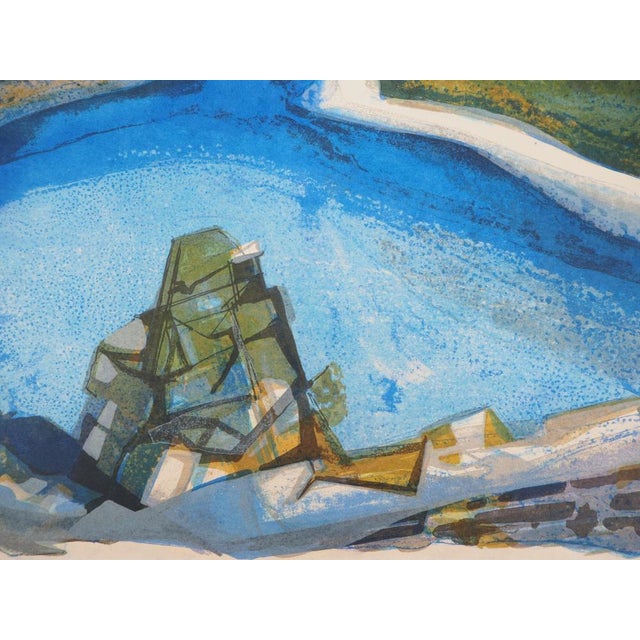 Camille Hilaire, Le Lac de la Lauch, Lithograph For Sale - Image 4 of 6